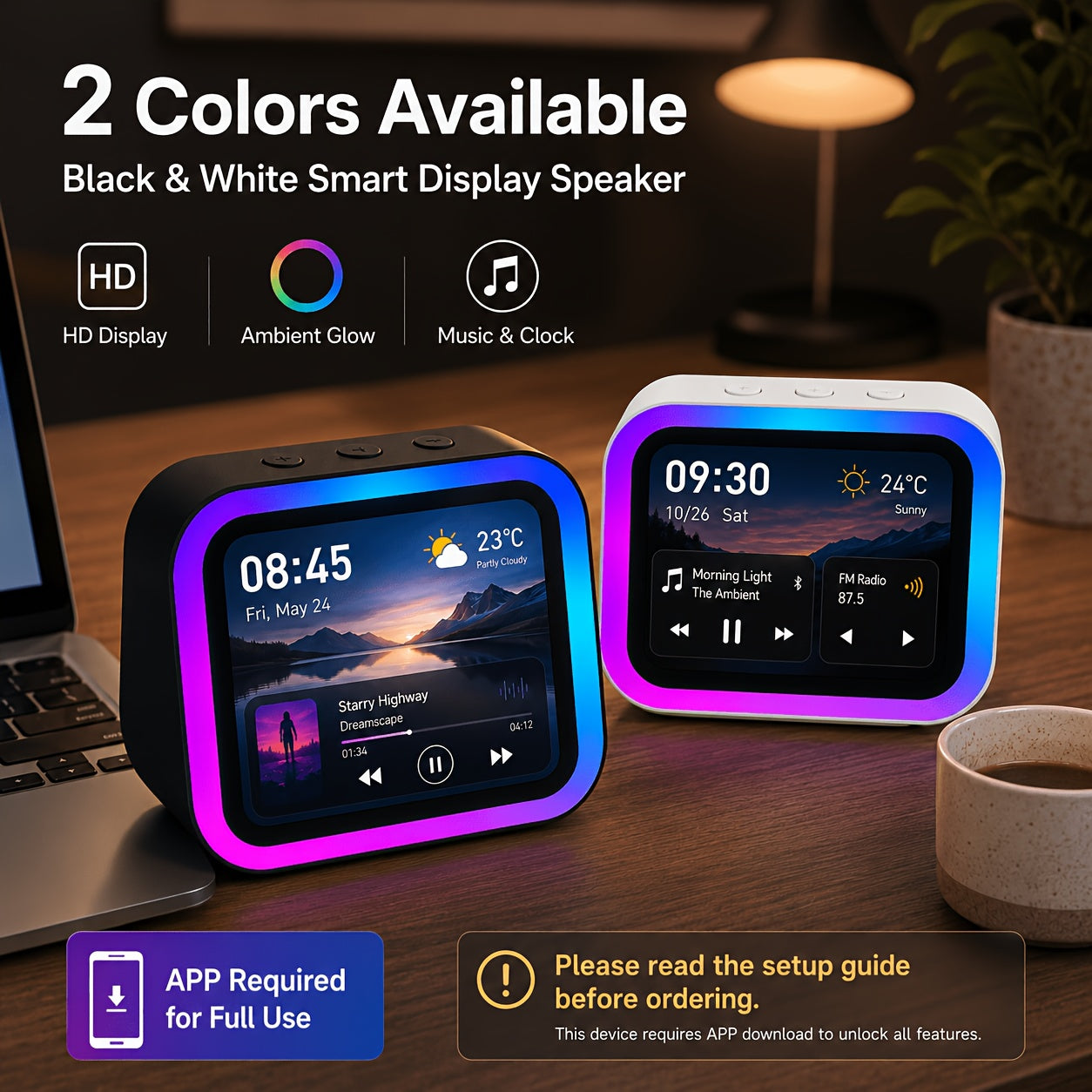 Smart Speaker Alarm Clock