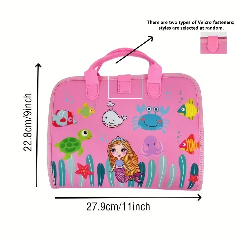 Lightweight Carry Handle Activity Board Including Multiple Buckle