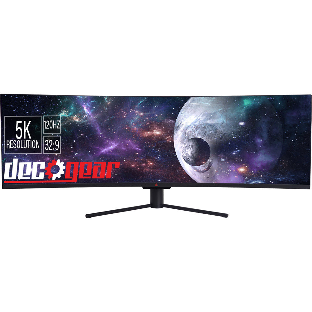 Deco Gear 49″ Curved Ultrawide Dual-QHD Monitor | 5120×1440 32:9