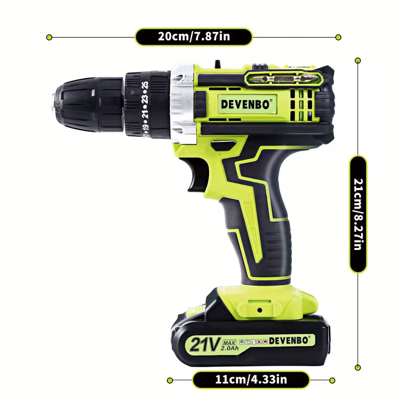Rechargeable Multifunctional Electric Hand Drill - Perfect for And Home Projects