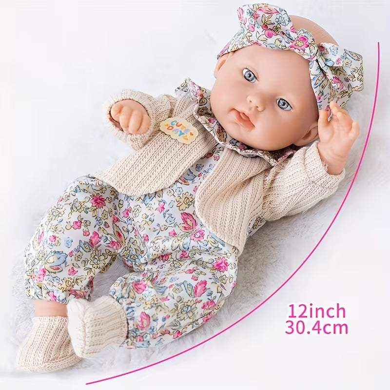 12-Inch Realistic Vinyl Doll Set