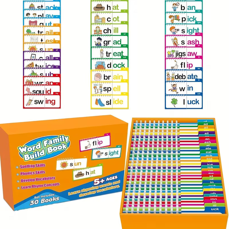 30-Piece Alphabet Words Professional Teaching Supplies Cards Colorful
