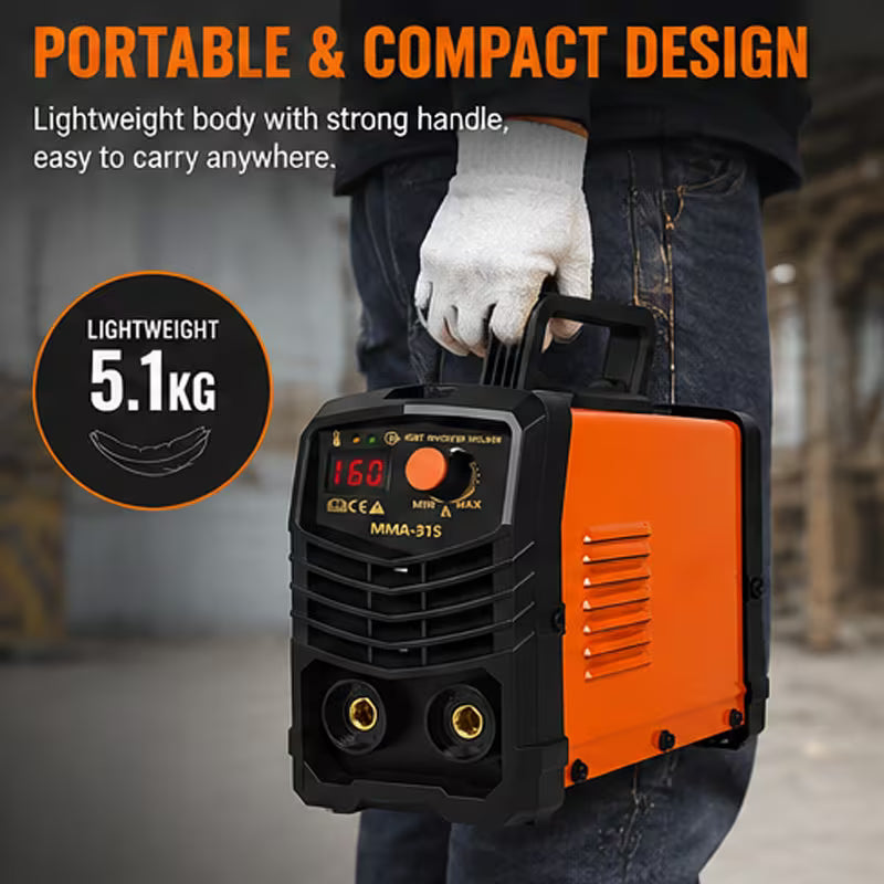 MMA-315 315A Portable MMA Stick Welder, 110V/220V Dual Voltage IGBT Inverter Welding Machine