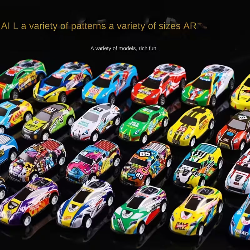 Gift Set of 50 Cool Car Toys, Random Colors, Random Color