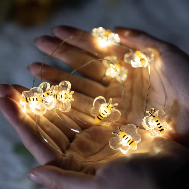 String Lights Home Decoration, 10 LED Cute Fairy Lights Battery Powered