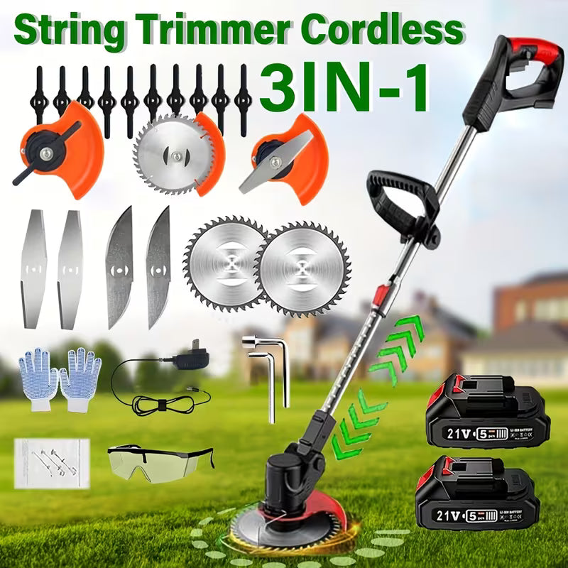Weed Eater Battery Trimmer, Cordless Weed Trimmer