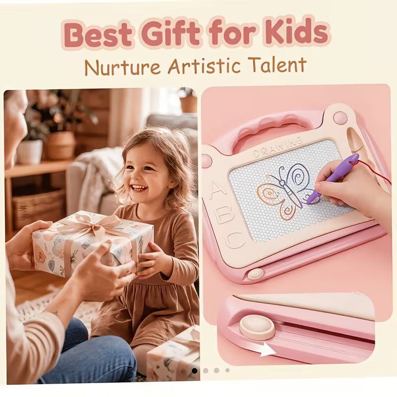 Portable Magnetic Drawing Board for Magnetic Doodle Screen & Tethered