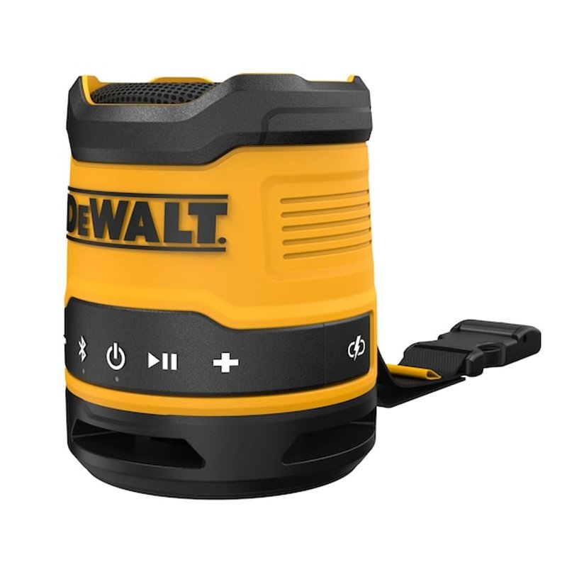 DEWALT Bluetooth Speaker, 3" L, 3-3/4" H, 3 Ah