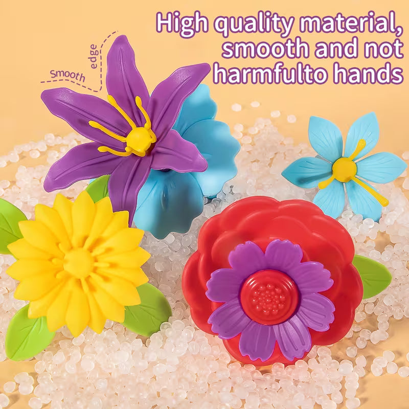 HOME 91-Piece/64-Piece Flower Arrangement Assembling Building Blocks