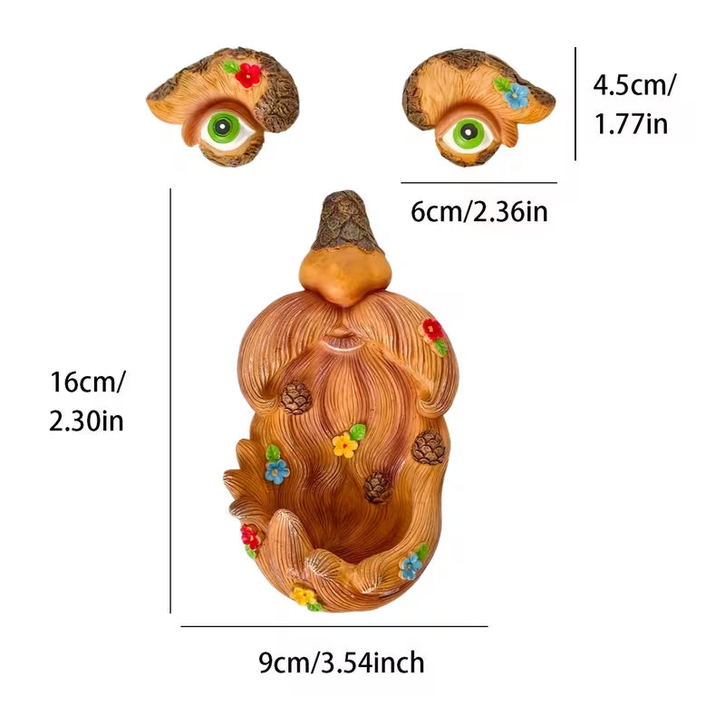 Tree Spirit Statue, a Finely Handcrafted Work of Art Made of Resin. Suitable for Outdoor Garden