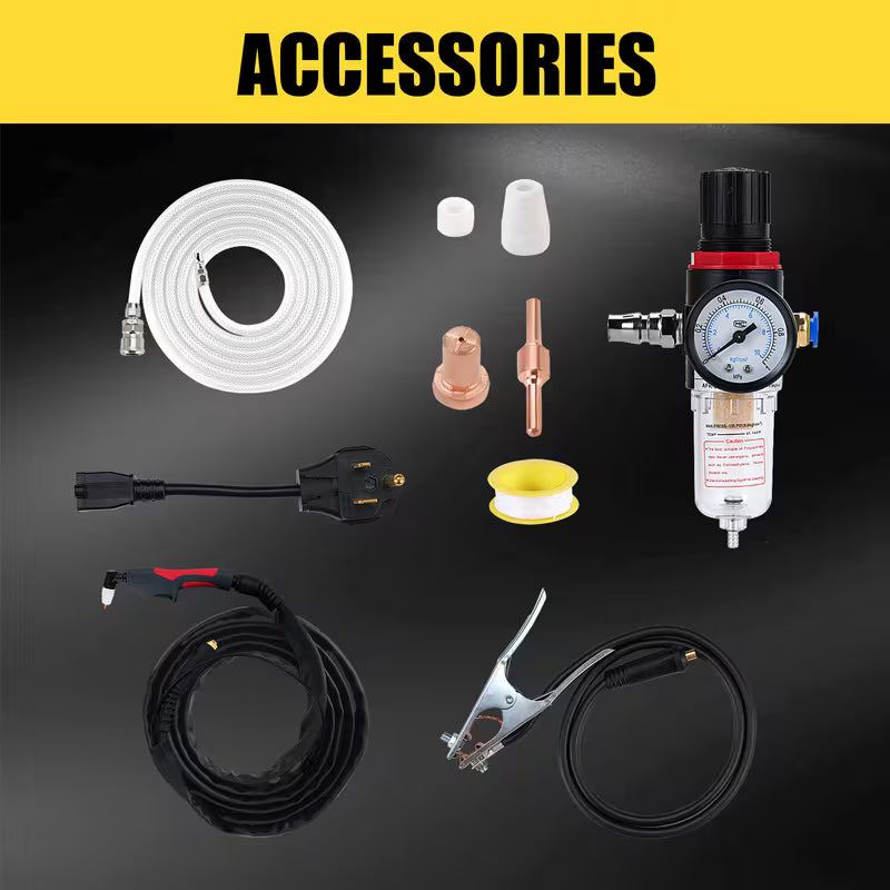 Plasma Cutter SSIMDER 50Amp Non-Pilot Arc Plasma Cutter Machine with Dual Voltage 110V/220V 1/2