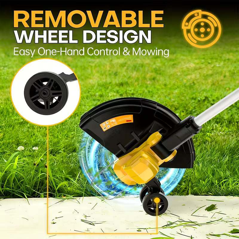 Cordless String Trimmer for Dewalt 20V Max Battery (Tool Only), 12-Inch with Auto-Feed