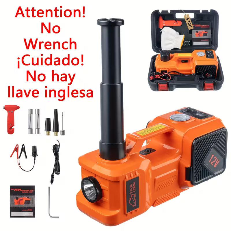 5 Ton Electric Car Jack, Hydraulic Jack And Electric Impact Wrench