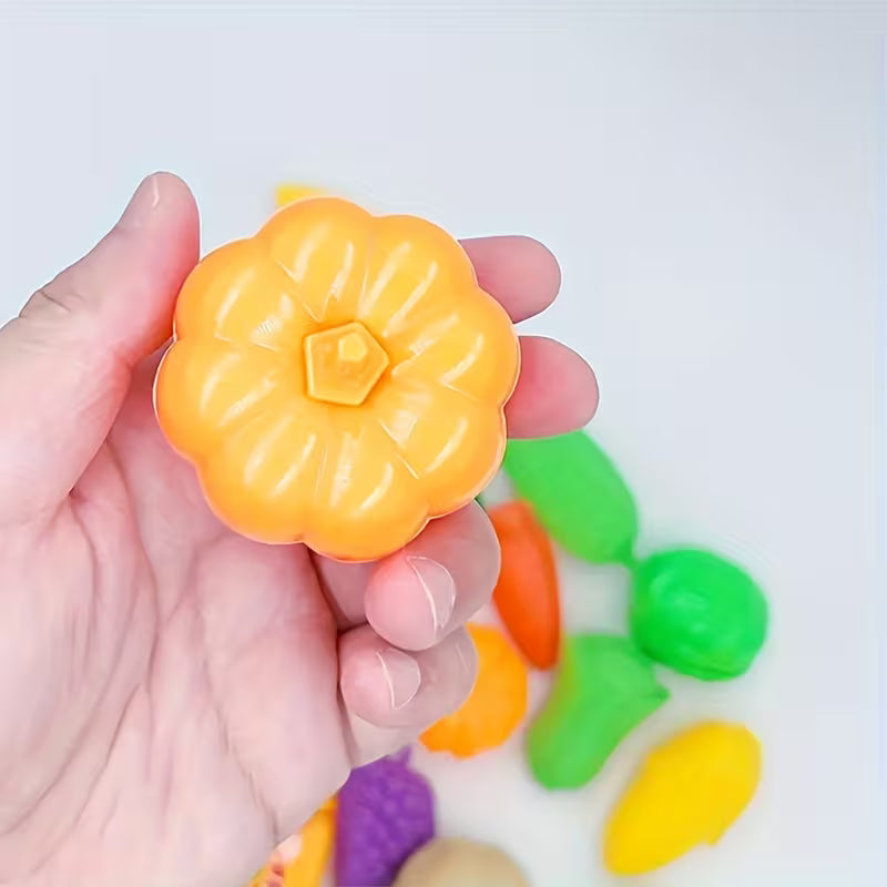 20-Piece Cutting Kitchen Fruit and Vegetable Set Plastic