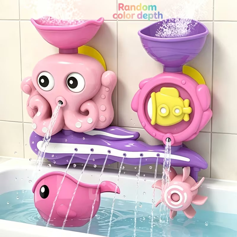 Cute Blue Purple Octopus Bathroom Toy