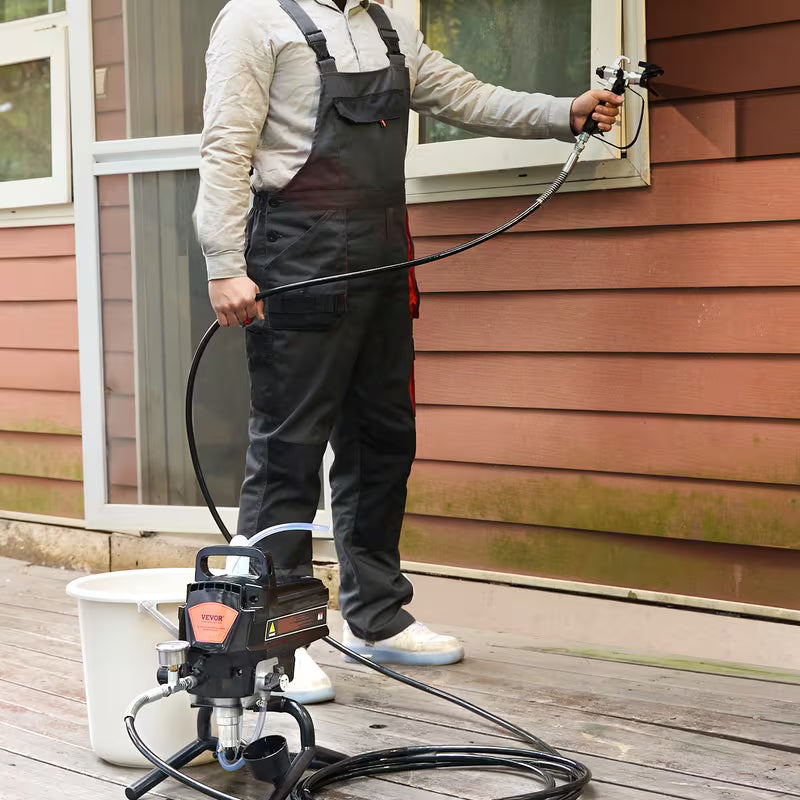 VEVOR 950W Stand Airless Paint Sprayer, 3000PSI High Efficiency Electric Airless Sprayer