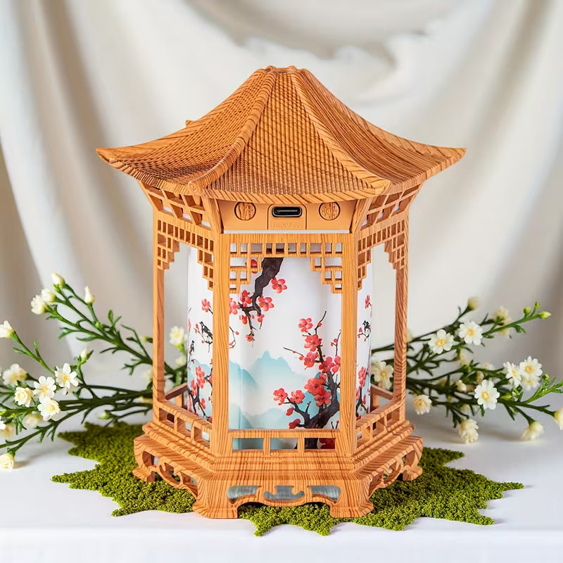 Pavilion Humidifier, Uniquely Designed Chinese-Style