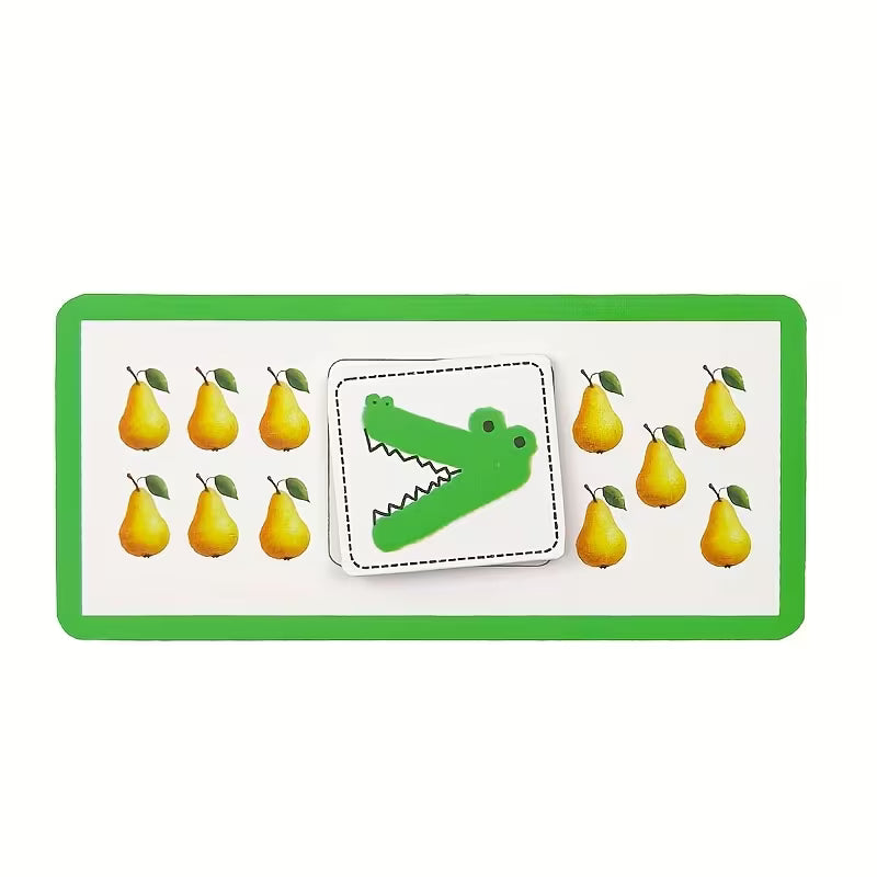 1 Set Greedy Crocodile Developmental Thinking Training Math Game Model
