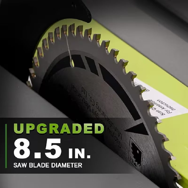 Saw It Dustless-Sirocco Dustless' '8.5-inch Table Saw' 'Up to 98.5 Dust Collection Rate' 'Low