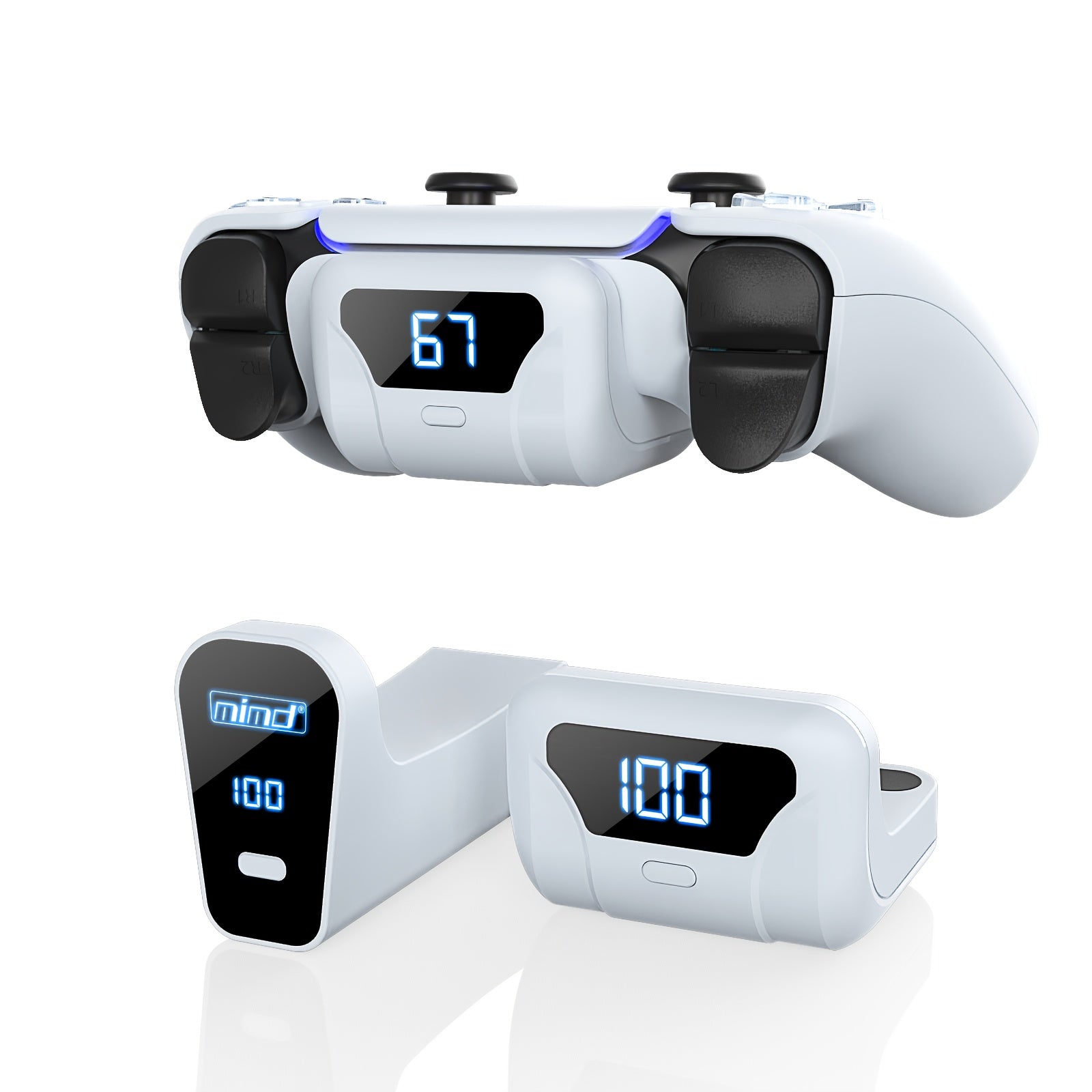 Rechargeable Battery Pack for Ps5/Dualsense Edge Controller, Built-In High Capacity