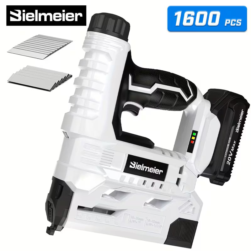 Bielmeier 20V/4V Cordless 2-in-1 Stapler/Brad Nailer, Brad Nailer Without Compressor And Cord
