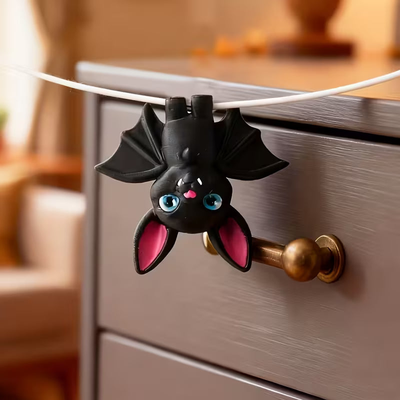 Upside-Down Bat Statue Car Ornament