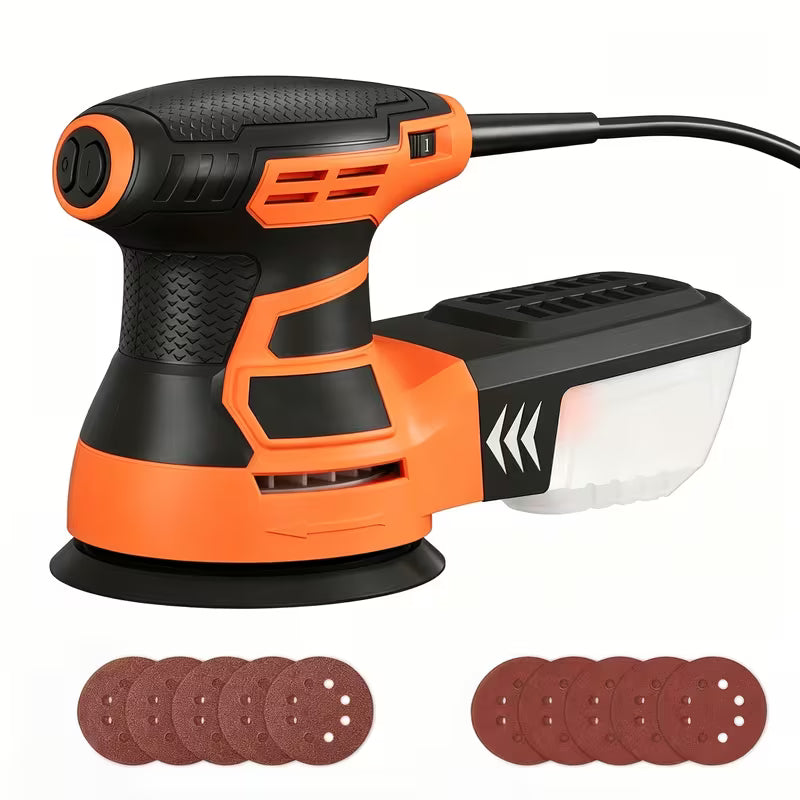 ROS01A Orbital Sander, 3A Random Orbit Sander, 6 Set