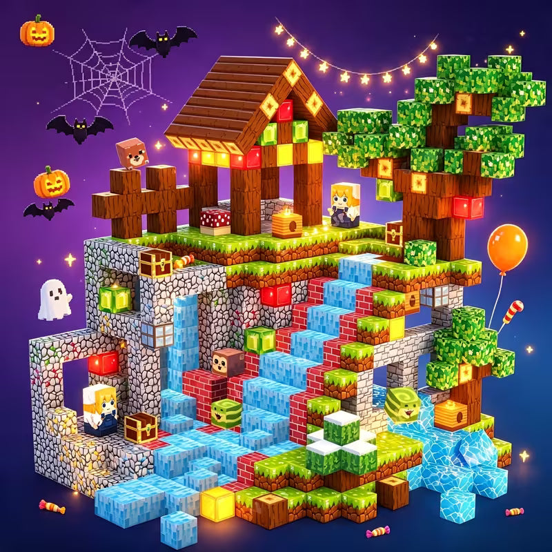 60/100/150-Piece Magnetic Building Blocks Cube Set