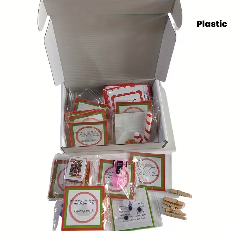 24-Day Fun Christmas Elf Countdown Kit