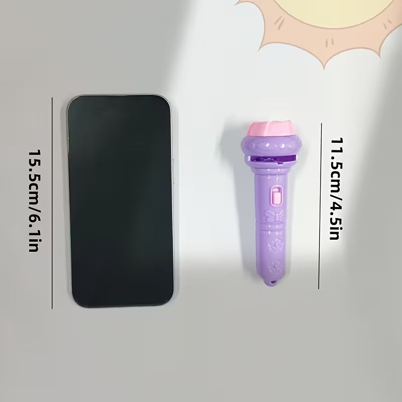 Mini Projection Flashlight 3 Projection Slides 24 Patterns of Animals