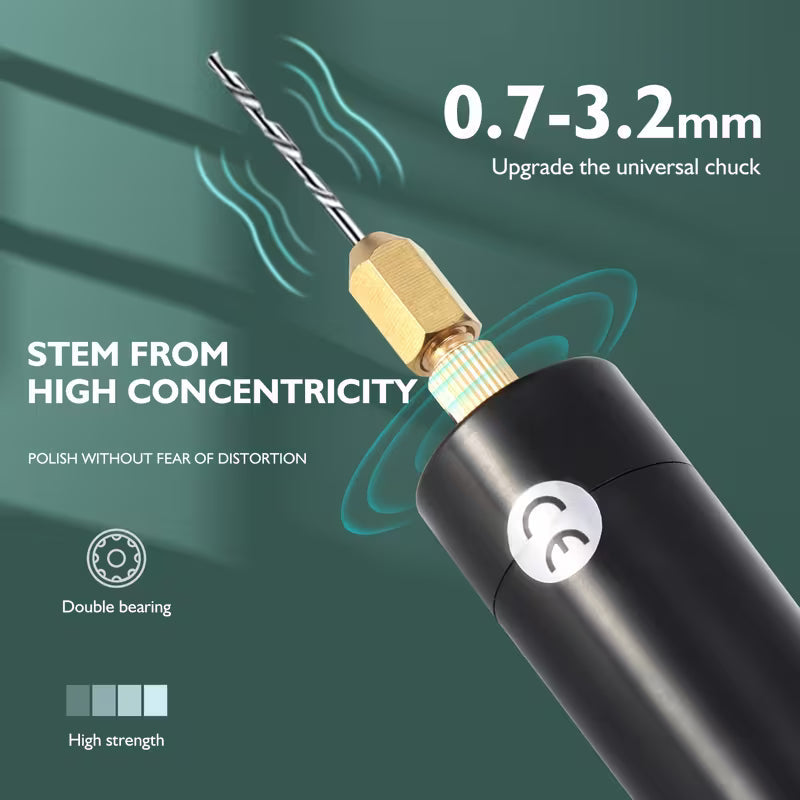 Mini Portable Hexagonal Cap USB Handheld Small Drill, Creative Design, Additions, Punching, Tool Kit