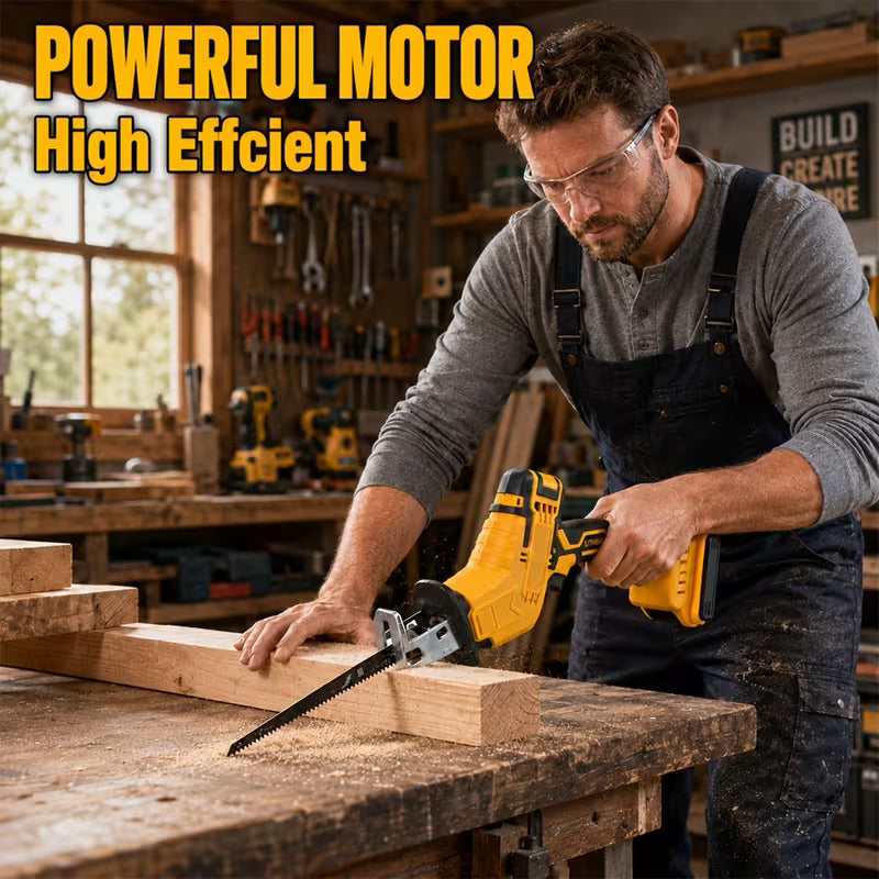 For Dewalt 20V MAX Battery Brushless Cordless Reciprocating Saw, 0-3500 SPM Variable Speed