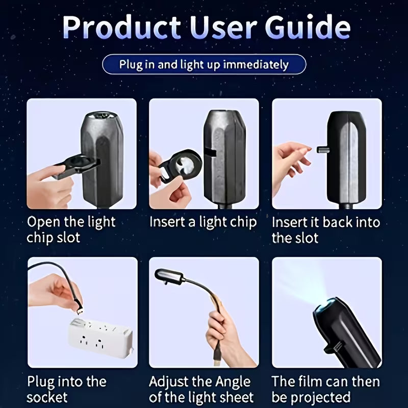 USB Projection Lamp, Car LED Light, Ceiling/Floor/Wall Projection Lighting