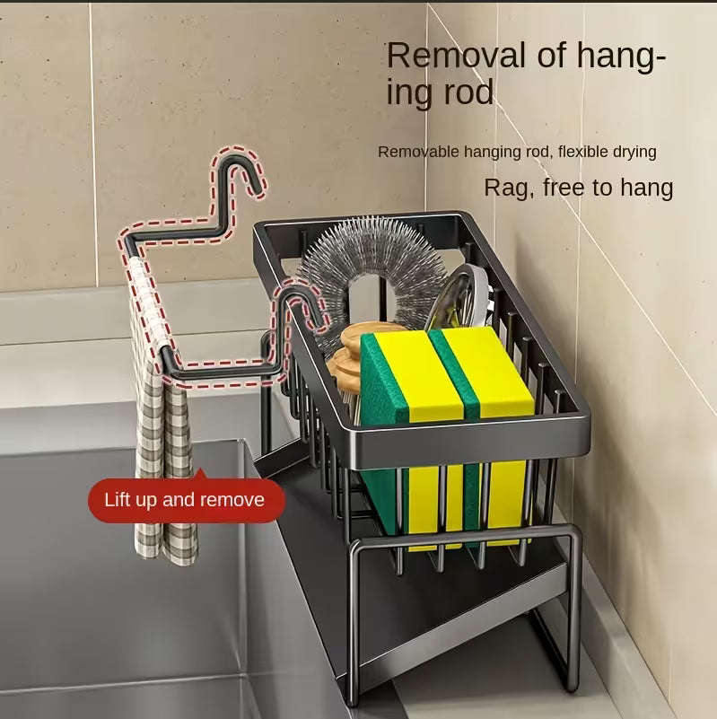 High Quality Kitchen Sink Tray, Integrated Sponge Rack