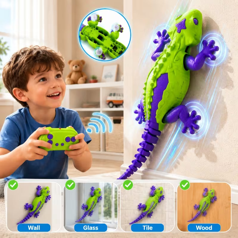 Remote Control Wall-climbing Lizard Toy