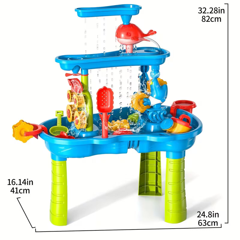 BABY HOME Kids Sand Water Table for Toddlers
