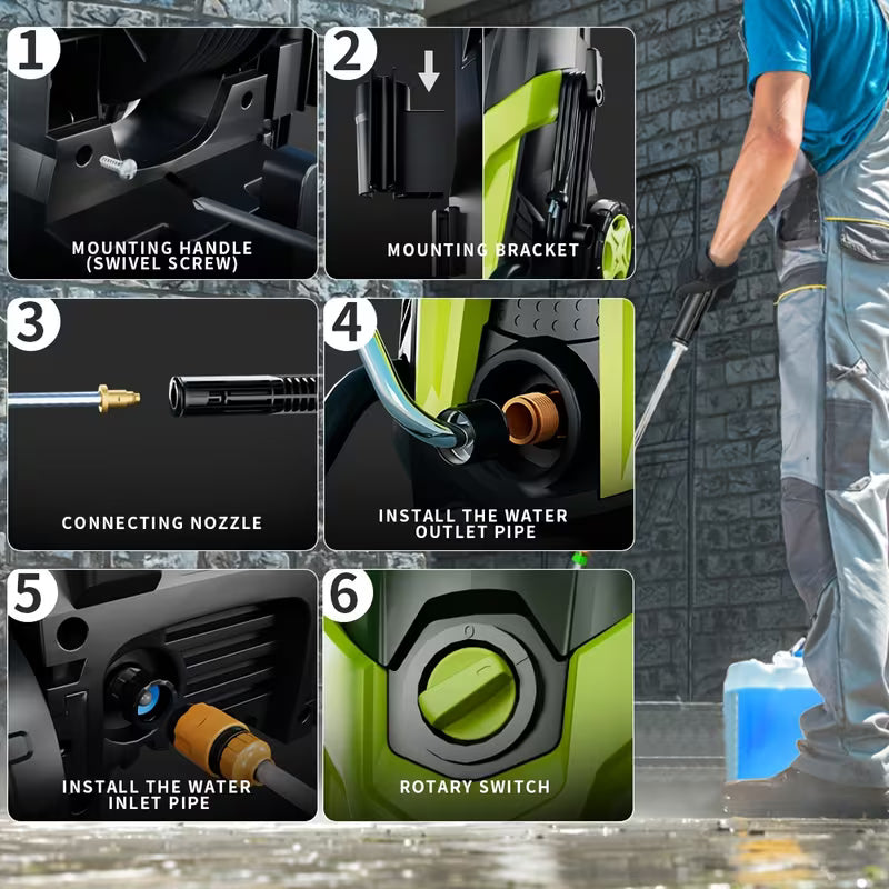 New Electric Pressure Power Washer 4500PSI