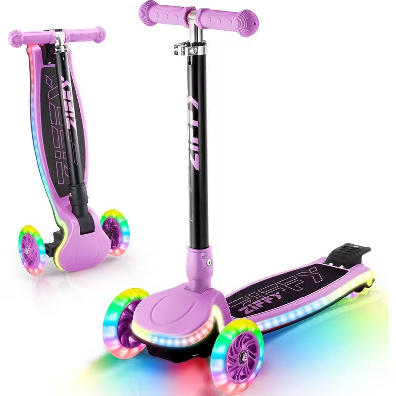 3-Wheel Light-up Kids Scooter