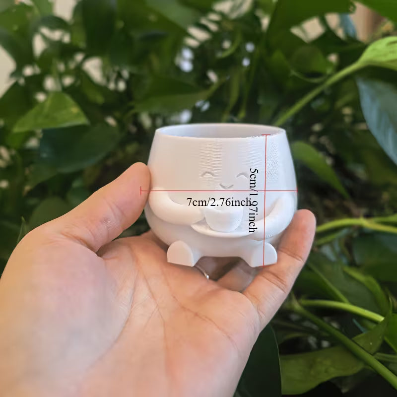 Cute Cat Hugging Succulent Planter Pot, Funny 3D