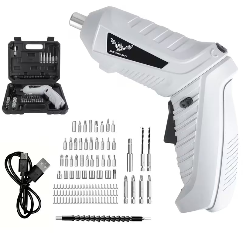 3.6V Rechargeable Battery Cordless Screwdriver Drill • Electric Set