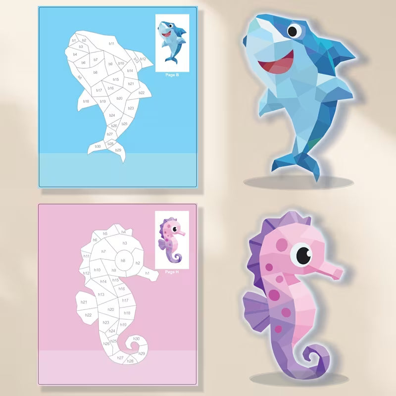 Children's 3D Collage DIY Sticker Set