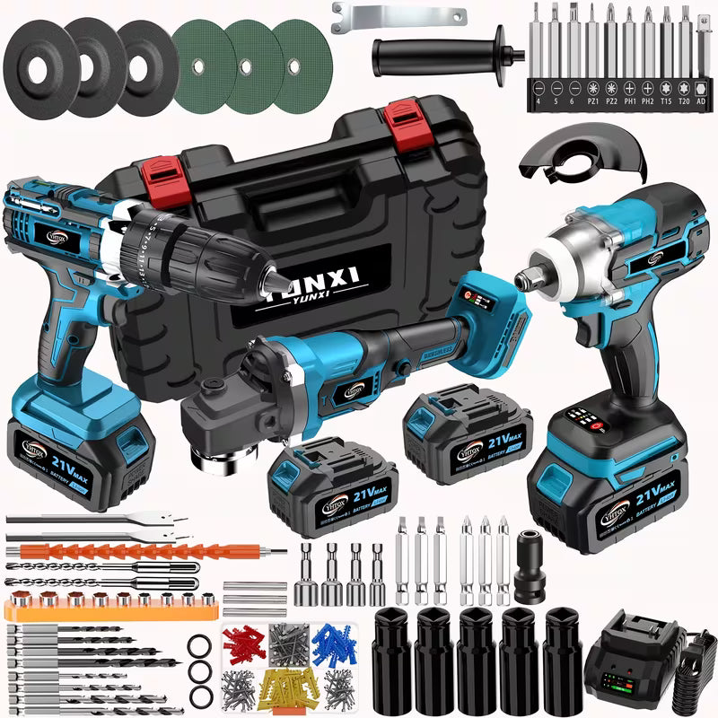 Four in One Power Tool Set, Multifunctional Power