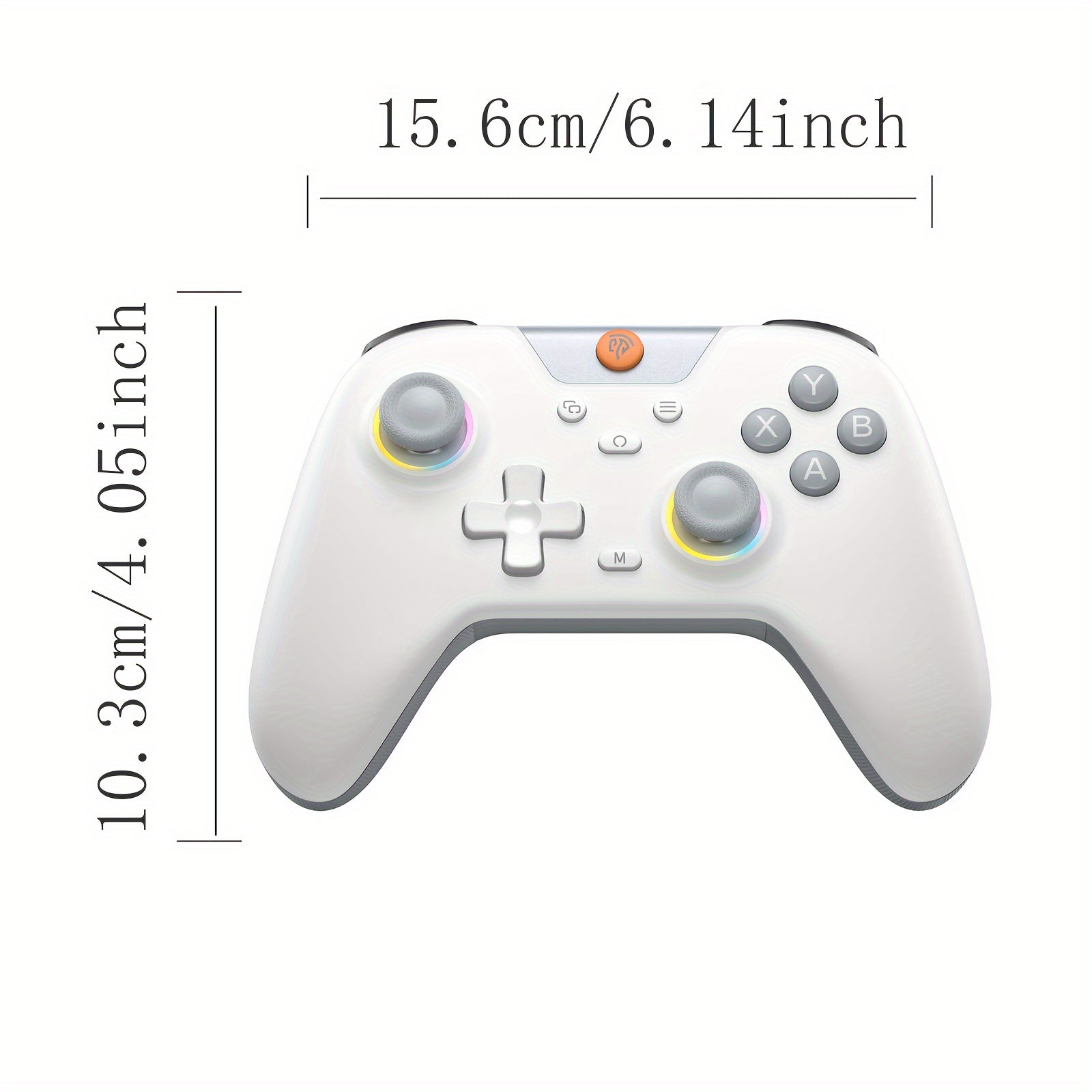 EasySMX Wireless PC Controller, X05 Gaming Controller, White