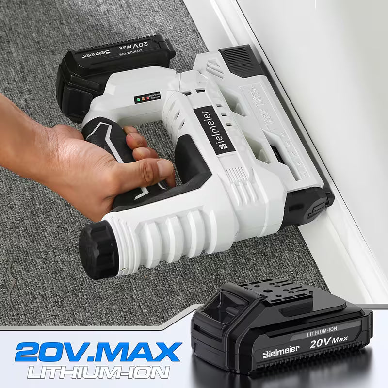 Bielmeier 20V/4V Cordless 2-in-1 Stapler/Brad Nailer, Brad Nailer Without Compressor And Cord
