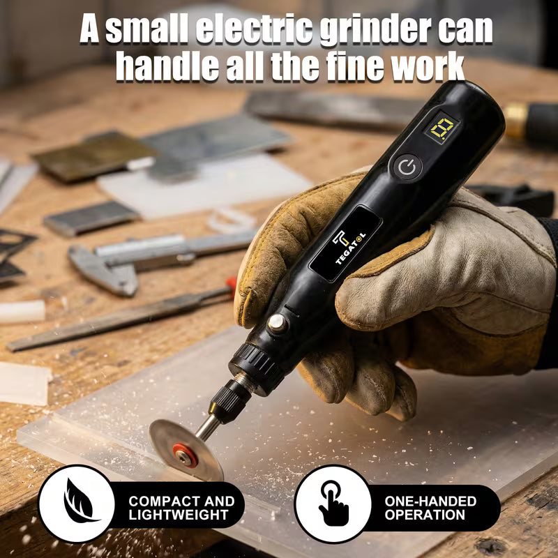 Speed Adjustable USB Rechargeable Mini Electric Drill Set/Grinder/Polisher/Engraver Cordless Rotary