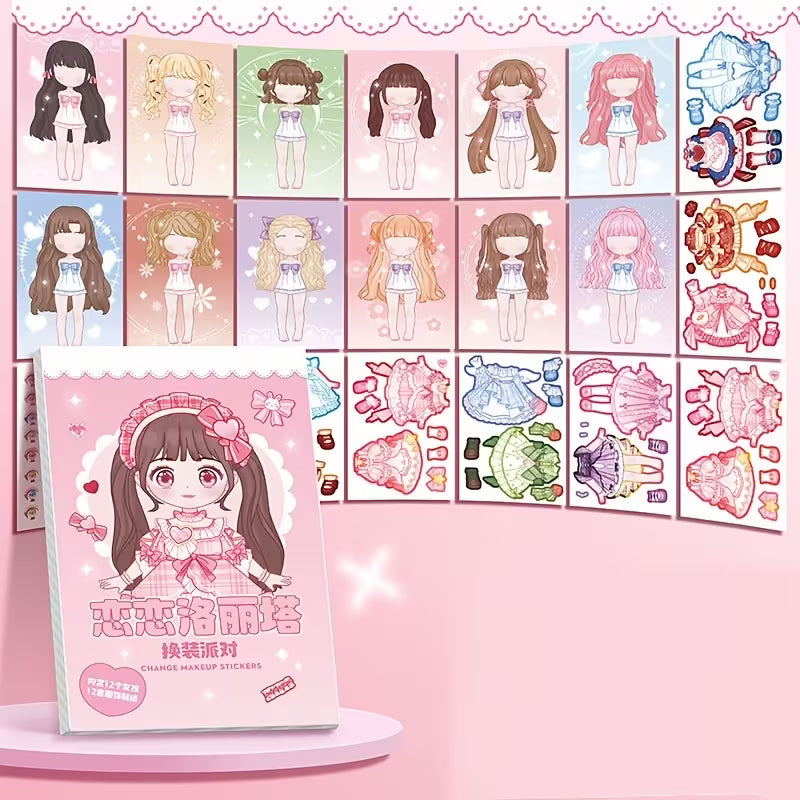 Princess Full-body Dress-up Sticker Book