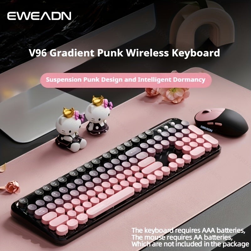 EWEADN Wireless Silent Keyboard And Mouse Combo