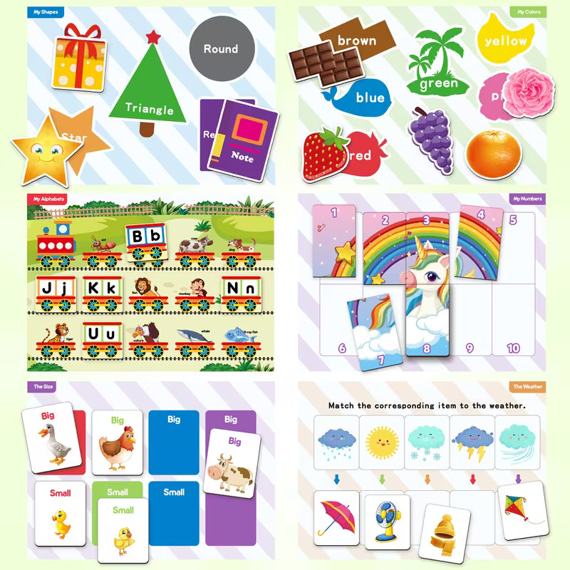 Coogam 80-Piece Magnetic Stickers