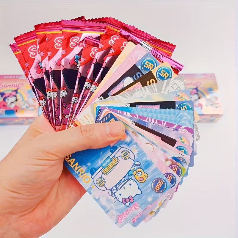 Sanrio Cartoon Theme Commemorative Card Set, 40/80 Cards, Random Colors, Random Color