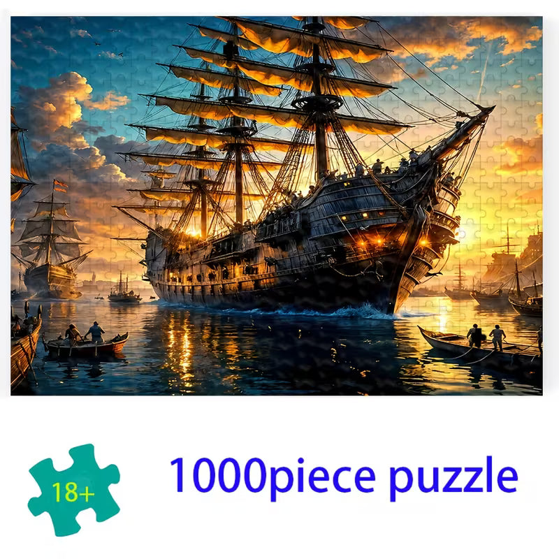 Adult Puzzle, High Quality, Stress-Relieving Fun Family Game Set